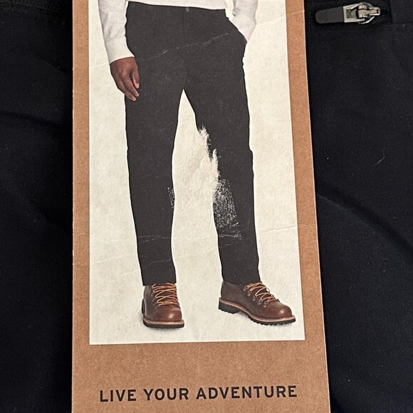 Eddie Bauer Men's Rainier Fleece Lined Pant Size 40X32 Black Stretch Fit (NEW) - Picture 10 of 16